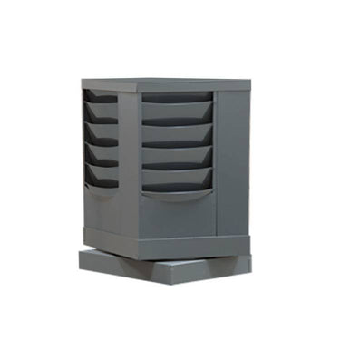 20 POCKET ROTARY CON-TUR LIT. RACK GRAY - Model 409-95